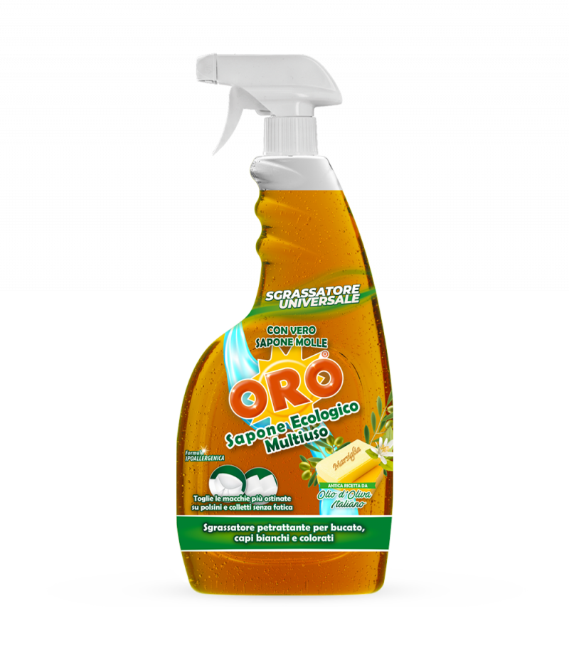 ORO SGRASSATORE CON SAPONE ECOL. MULTIUSO 0.750 GR