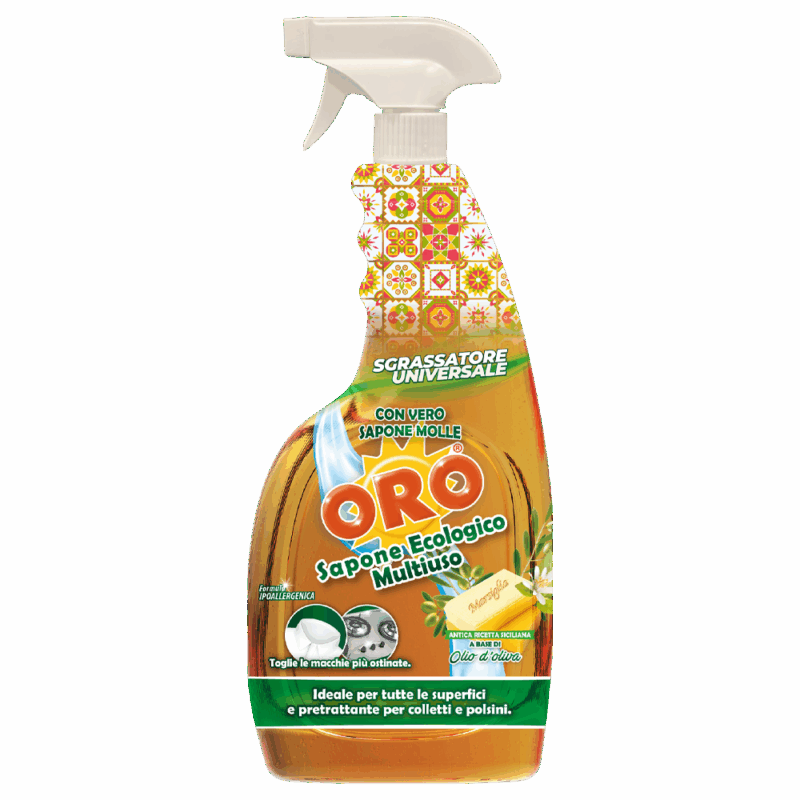oro sgrassatore con sapone ecol. multiuso 0.750 gr