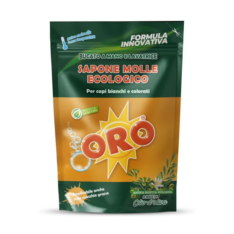 oro sapone molle busta 400 gr.