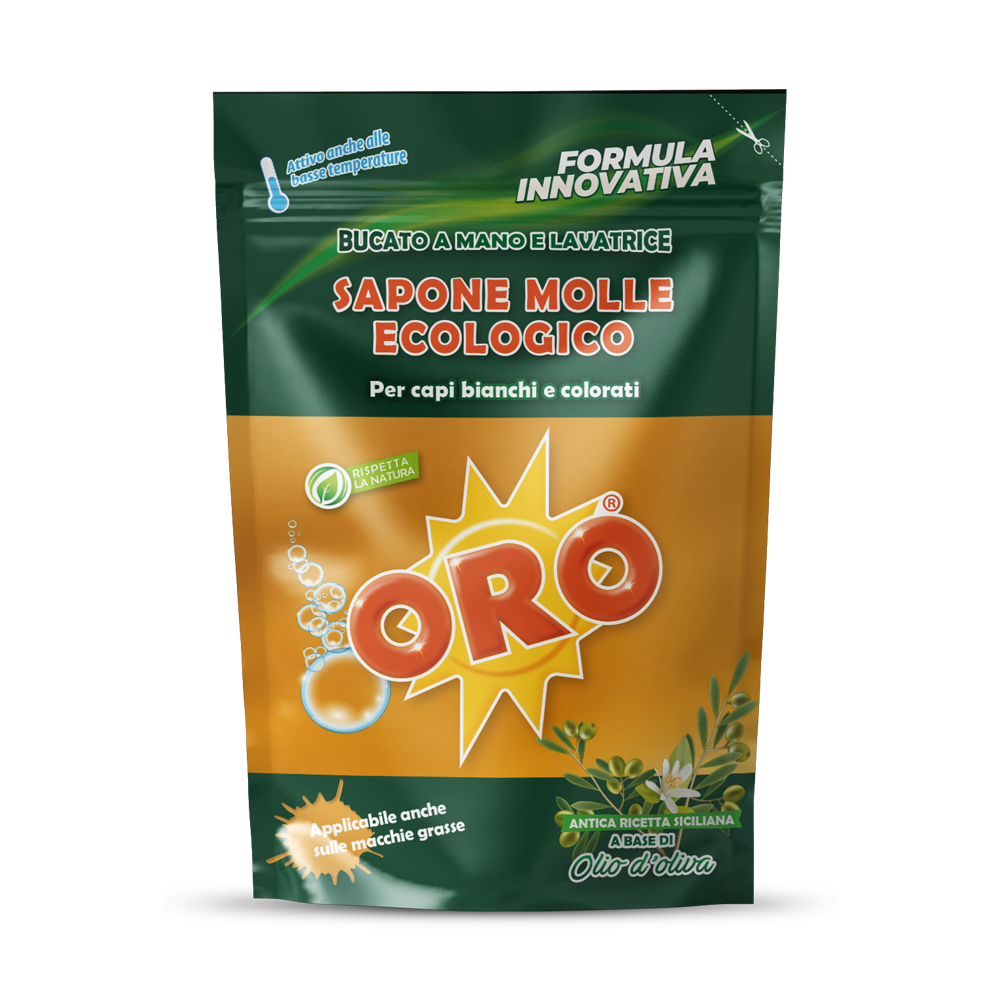 oro sapone molle busta 400 gr.