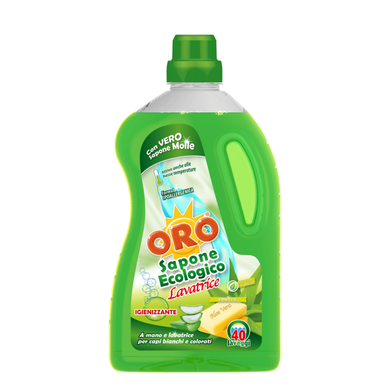 oro sapone ecologico all'aloe