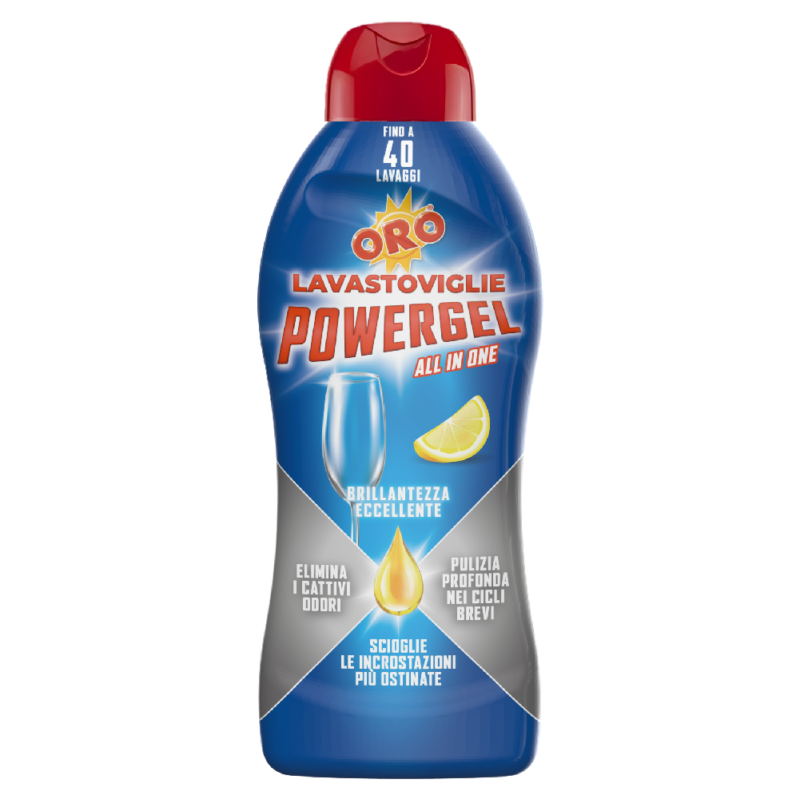 oro lavastoviglie powergel 750 ml