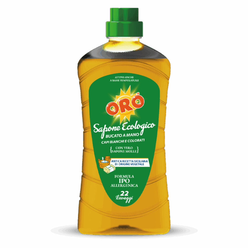 oro bucato a mano sapone ecologico 1000 ml